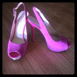 Enzo Angiolini open toes high heels